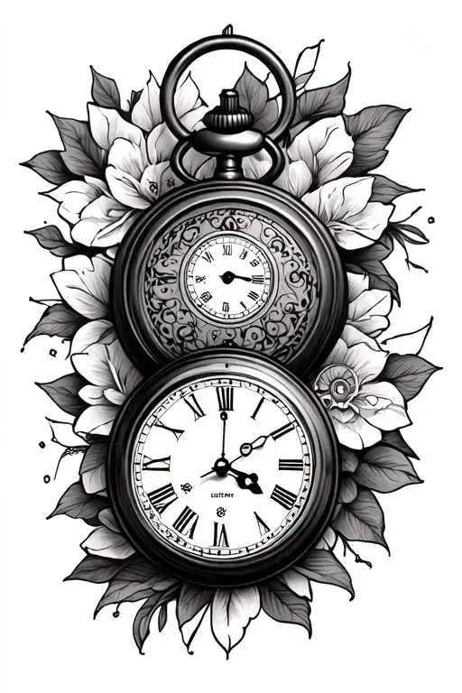 Sewing Machine Pocket Watch