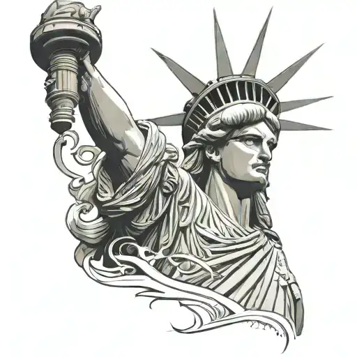 Statue Of Liberty As An Alien