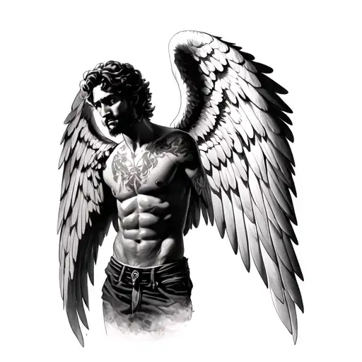 Paulo With Angel Wings