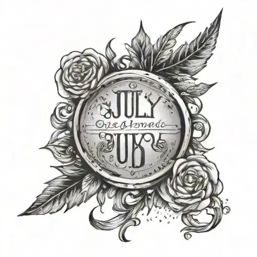 The Date July 26 2021 On Back Of The Arm