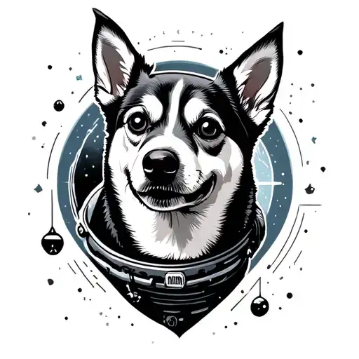 Laika The Dog In Space