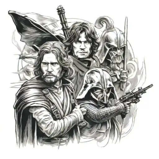 Star Wars Lord Of The Rings Unite Iconic Covers