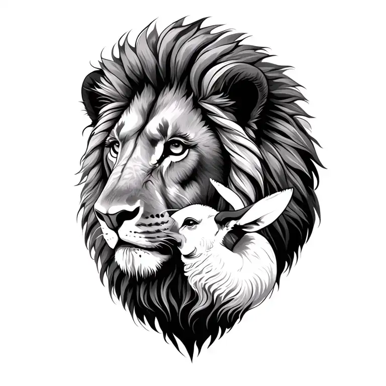 Lion And Lamb