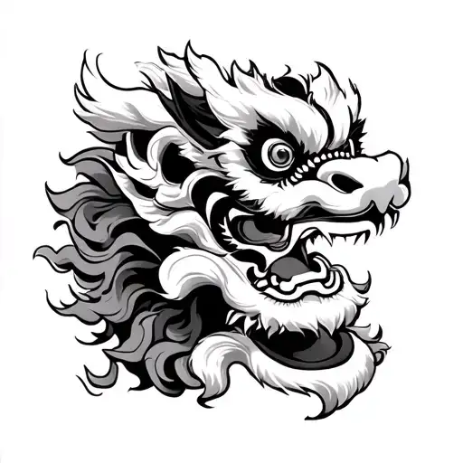 Chinese Lion Dance Sleeve