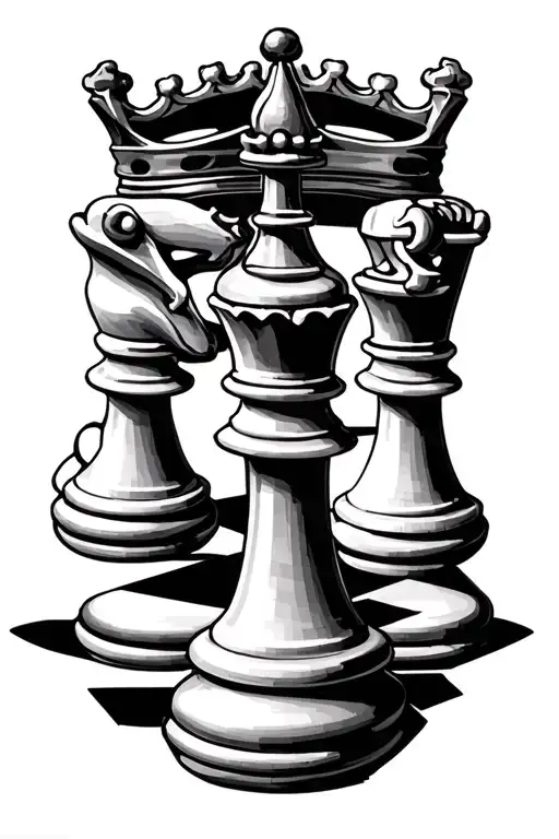 King And Queen Chess Pieces
