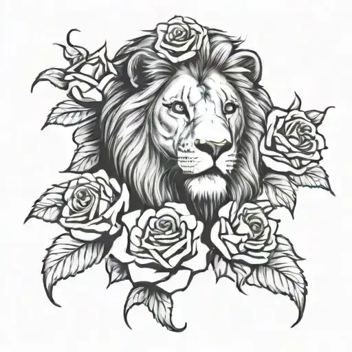 Roses And A Lion