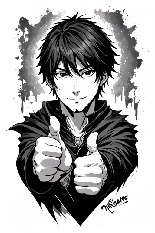 God Yato From Norigame Giving Thumbs Up