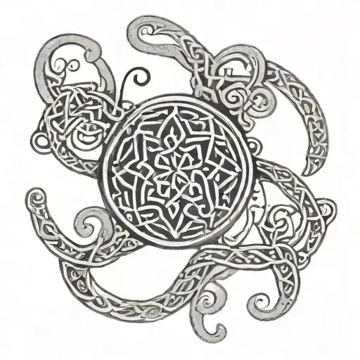 With Celtic Wickerwork