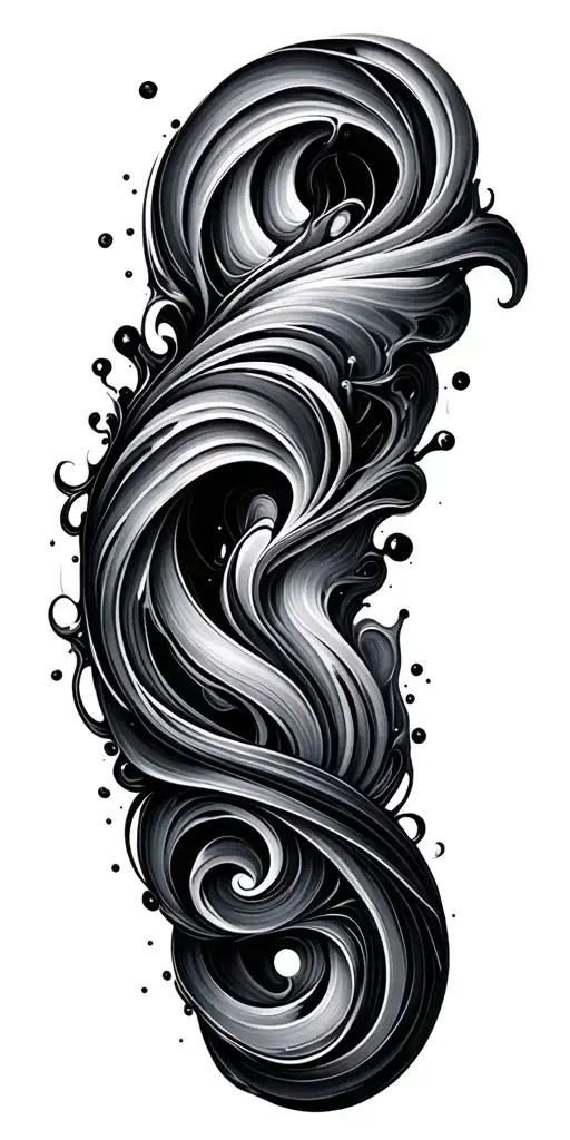 Flow Pattern Oil Spill