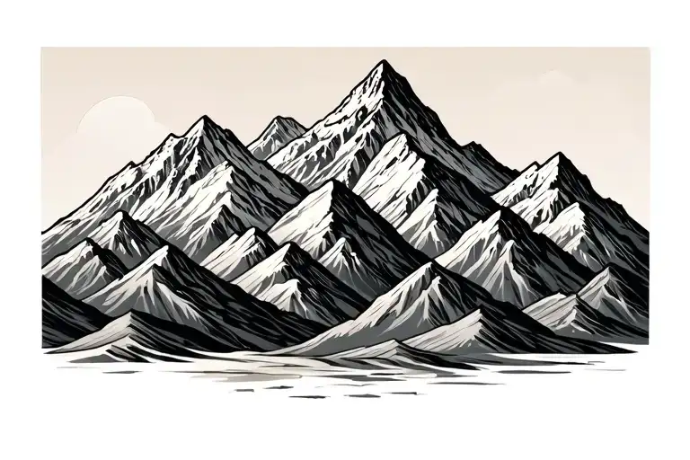 Wrap Arround Mountain Range Above Elbow