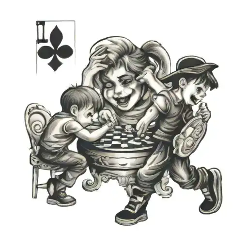 Gambling Drugs Used Love Kids Playing