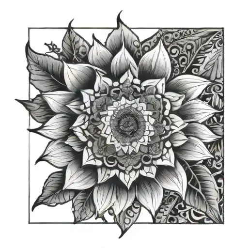 Sunflower Mandala