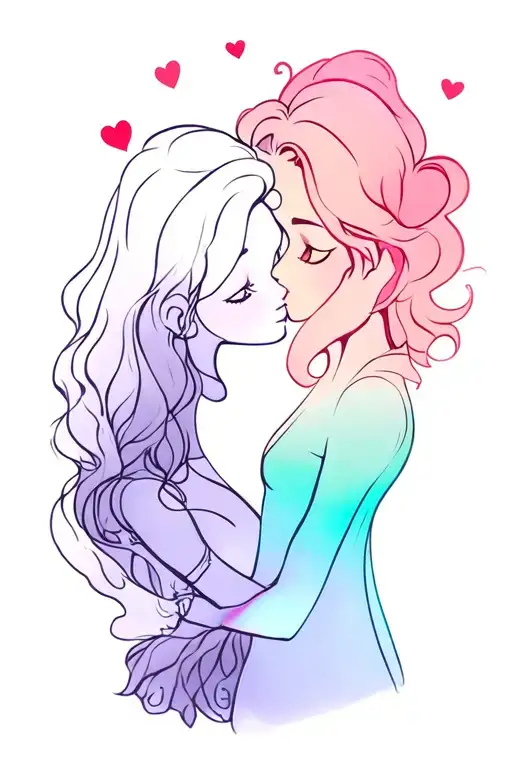 Phoebe And Henry Intertwined Hearts