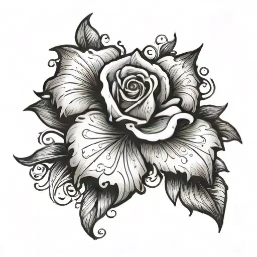 Tattoo Cover Up For Letter Vr