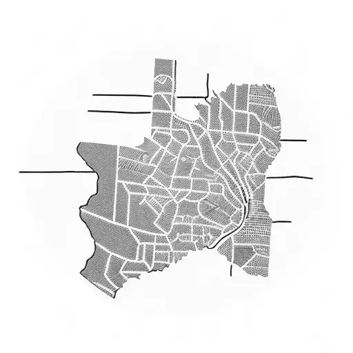 A Greedy Performance Logo With A Texas Map Background In A Black-grey Style