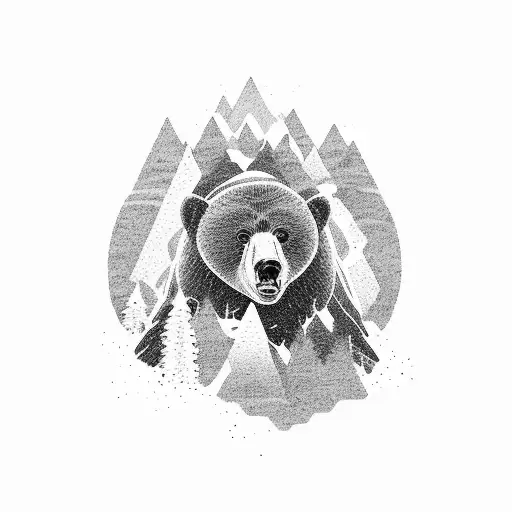 Rock Formation Resembling A Bear