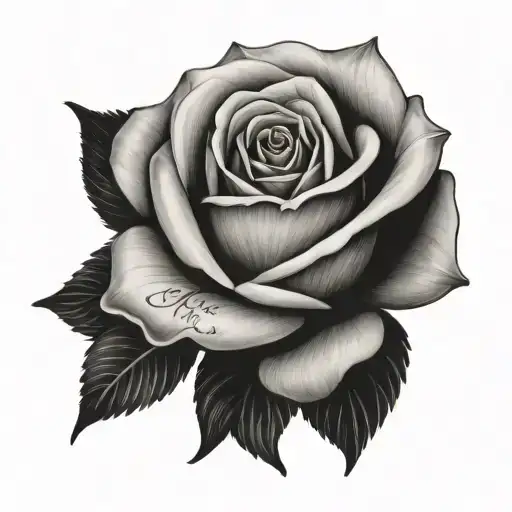 Rose With Names Subtly Incorporated