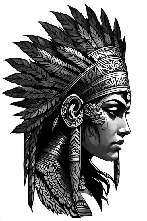 Female Mayan Worrior