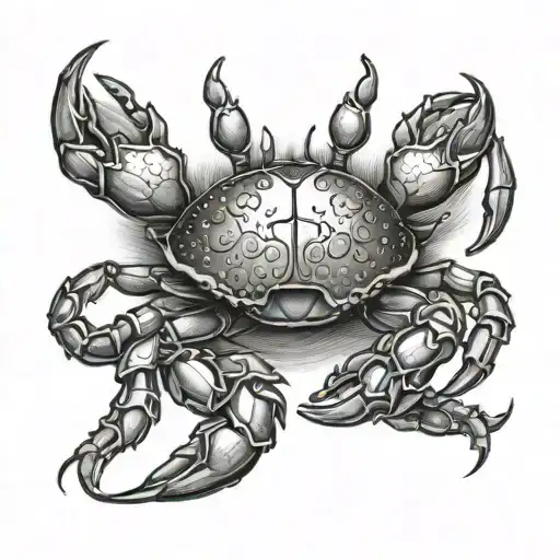 Zodiac Cancer Crab Reaching For The Sun