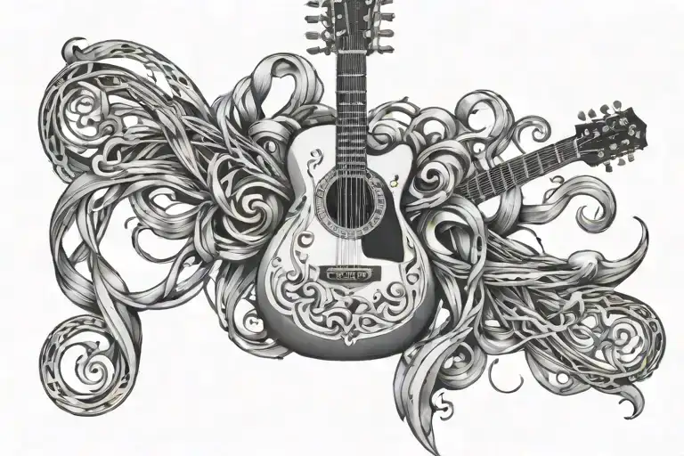 Arica In A Guitar Intertwined