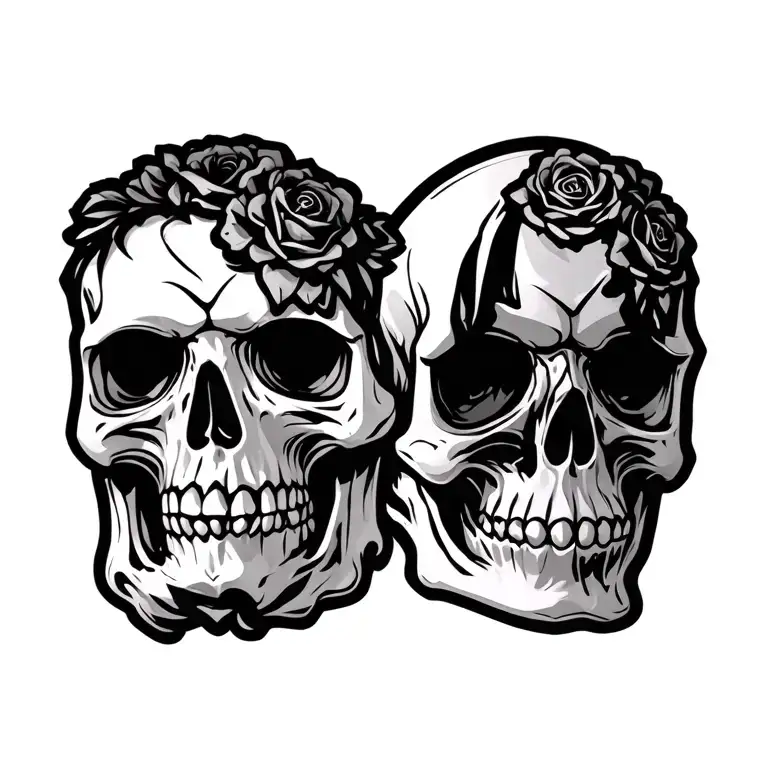 Skull Cartoon Characters