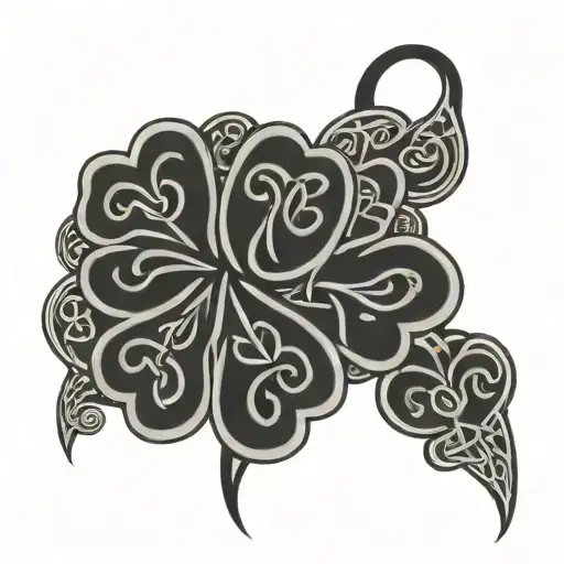 Shamrocks Celtic Knots