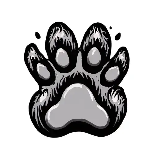 Dog Paw Print