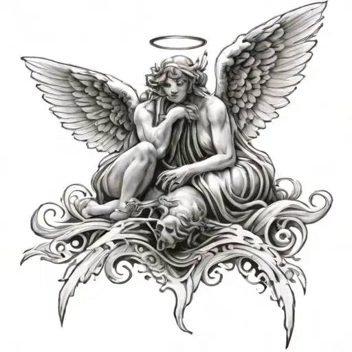 Angel Above Death Below