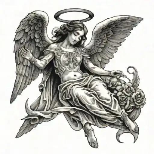 A Beautful Angel Under The Angel A Death