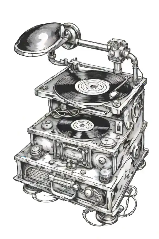 Music Vinyl Record Player