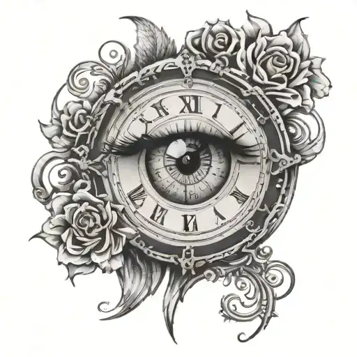 Clock Inside Eye