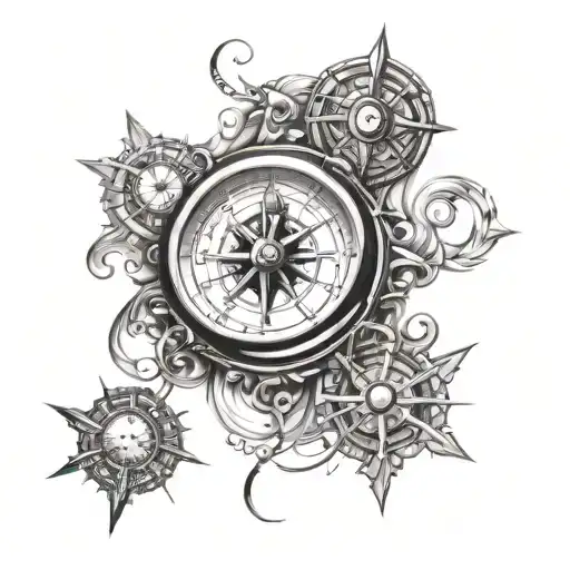 Clock And Compass Design