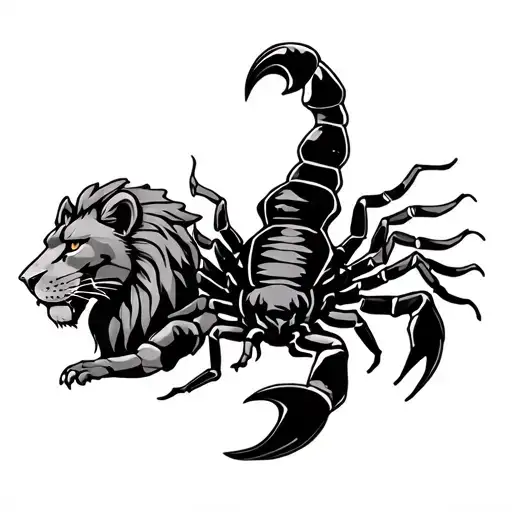 Scorpion And Lion