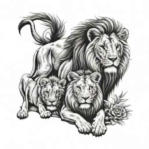 Lion Family