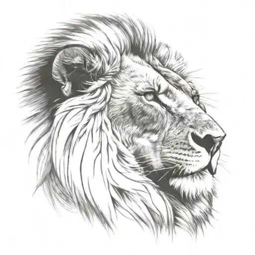 Lion Head Realism
