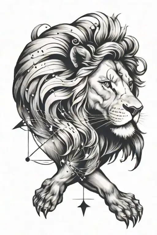 Lion And Libra Constellation