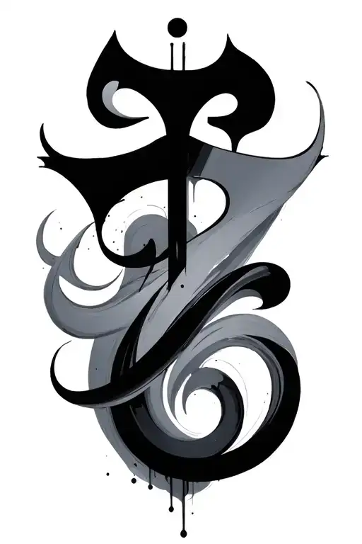 Abstract With Symbol