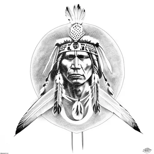 Native American And Norseman