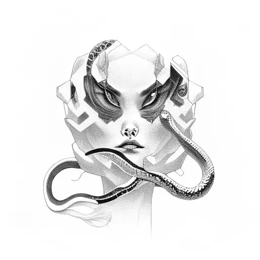 Sleep Token 3 Headed Women With Snake