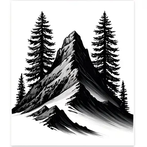 Douglas Fir Tree Mountain