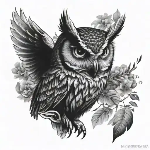 Owl Half Sleeve