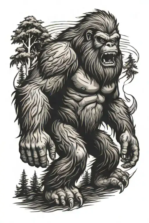Angry Bigfoot