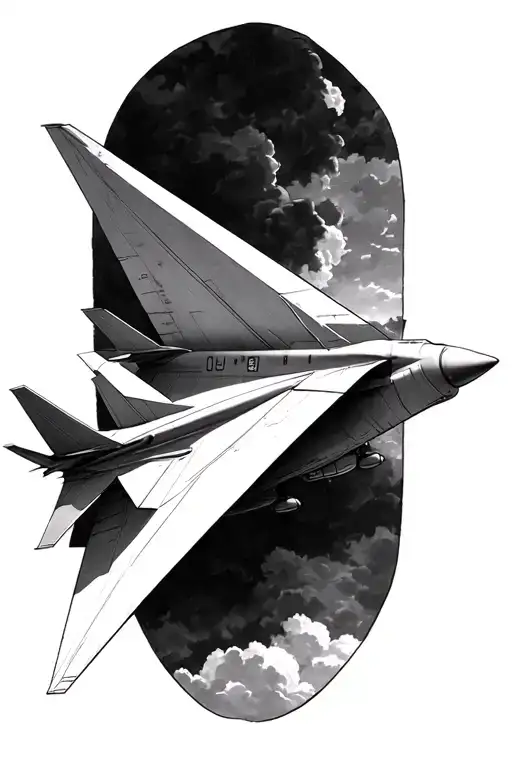 A Paper Airplane Transforming Into A Real Airplane