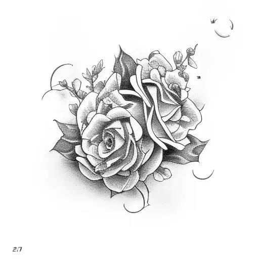 Brunch Of Flowers With The Word Faith