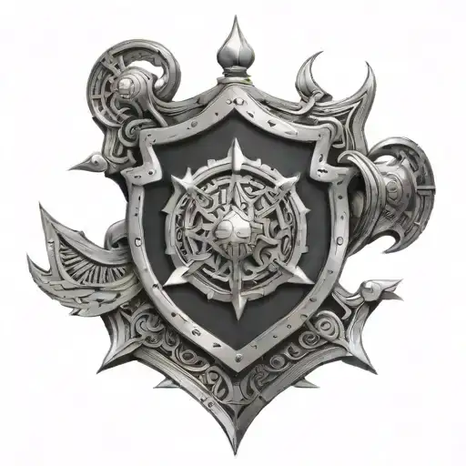 Aegis Shield With Different Mythology
