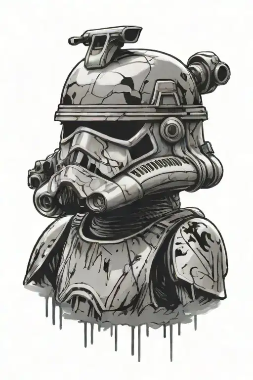 Little Foot Storm Trooper Helmet