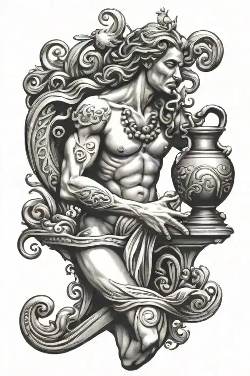 Aquarius With A Jug
