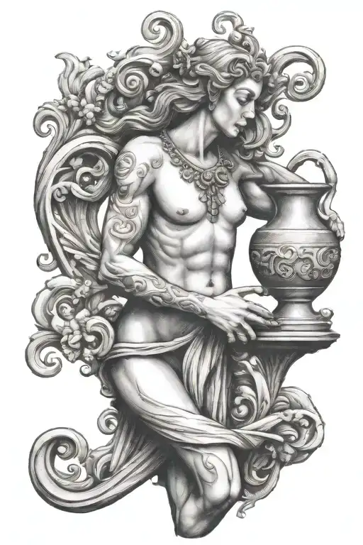 Aquarius With A Jug