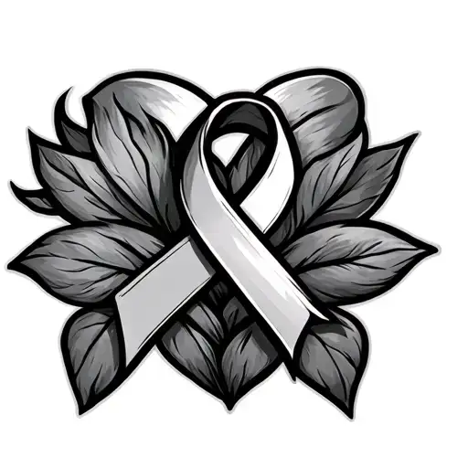 Cancer Ribbon Intertwined