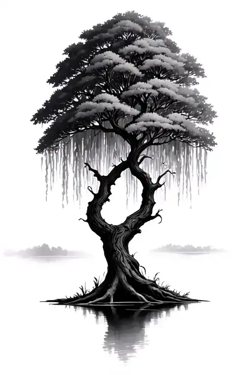 Willow Tree Surrounded